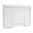 3-In-1 Bathroom Mirror Cabinet, Wall Mounted Medicine Cabinet With Adjustable Shelf & Soft Close Door-1686770562