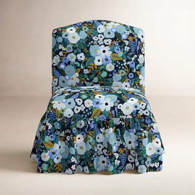 Fauteuil de chambre Edie bleu Garden Party