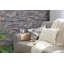 Bricks and More Collection Black Sandstone Splendour Wallpaper Roll-1171018358