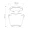 Atha Glass Semi Flush Mount-1352369681