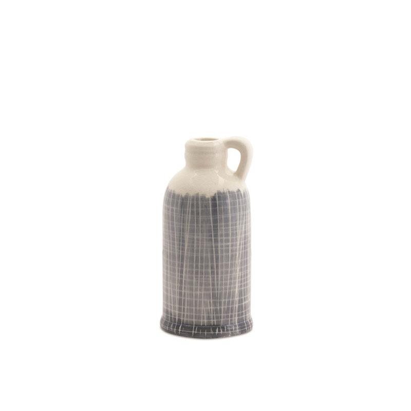 Ensemble de 3 vases de table en terre cuite Merryville, Gris