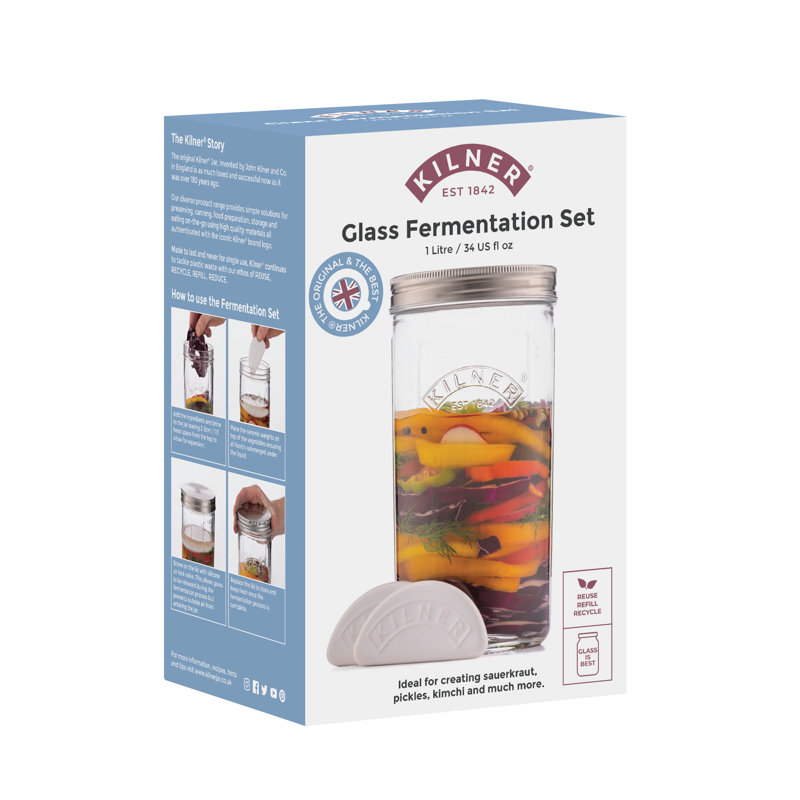 Kilner 1L Wide Mouth Fermentation Set