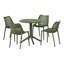 4 Person Outdoor Round Dining Set-863387163
