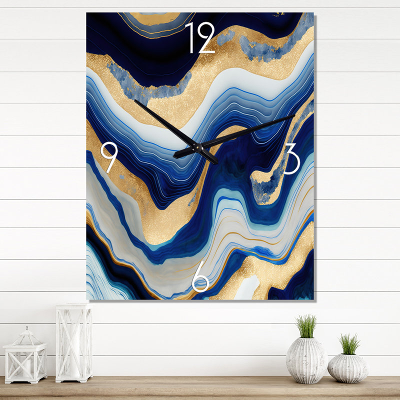 Janath - Horloge murale moderne, H 40 po x l 30 po x P 1 po