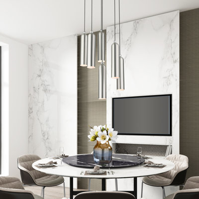 Harly 6 Light Metal Dimmable Pendant