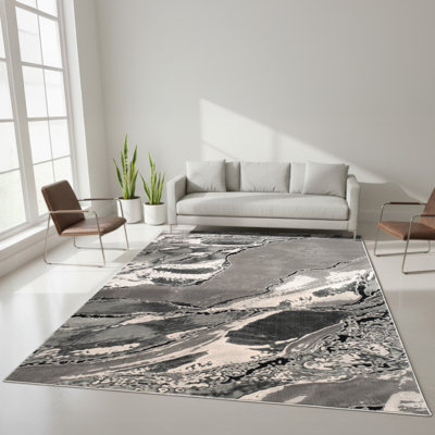 Rectangle Marble Area Rug