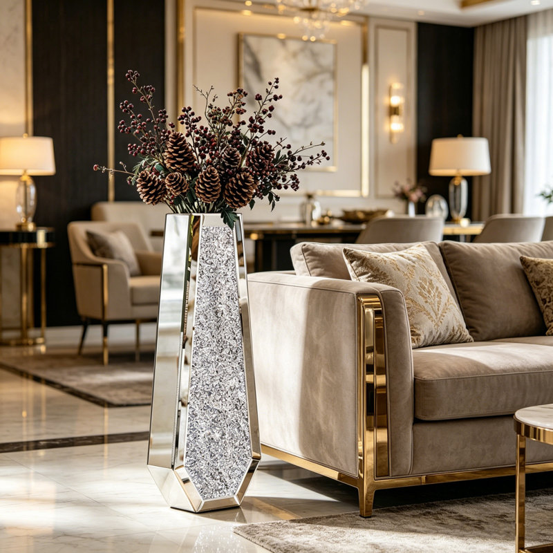 Batula Glass Floor Vase