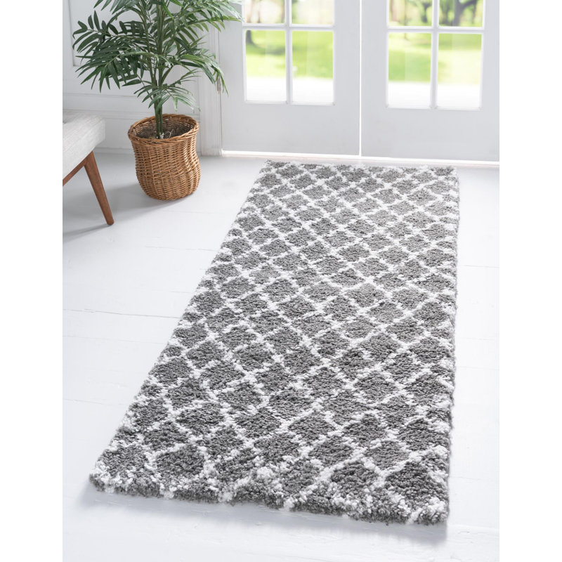 Burkart Shag Area Rug, Runner 79 x 305cm