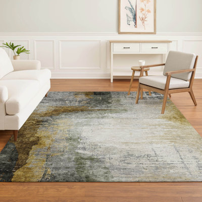 Premium Machine Washable Mayfield Abstract Rug