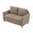Linen Flared Arm Loveseat with Storage-47937123-46435551