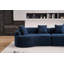 Canapé 4 places avec tissu en chenille grain de bois, éponge pleine dureté, 4 coussins pour le salon, canapé-lit modulaire pour meubles de maison
