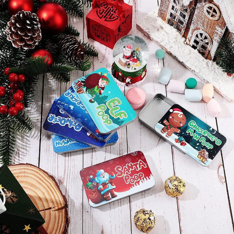 The Holiday Aisle® Christmas Poop Mints Tins Christmas Stocking