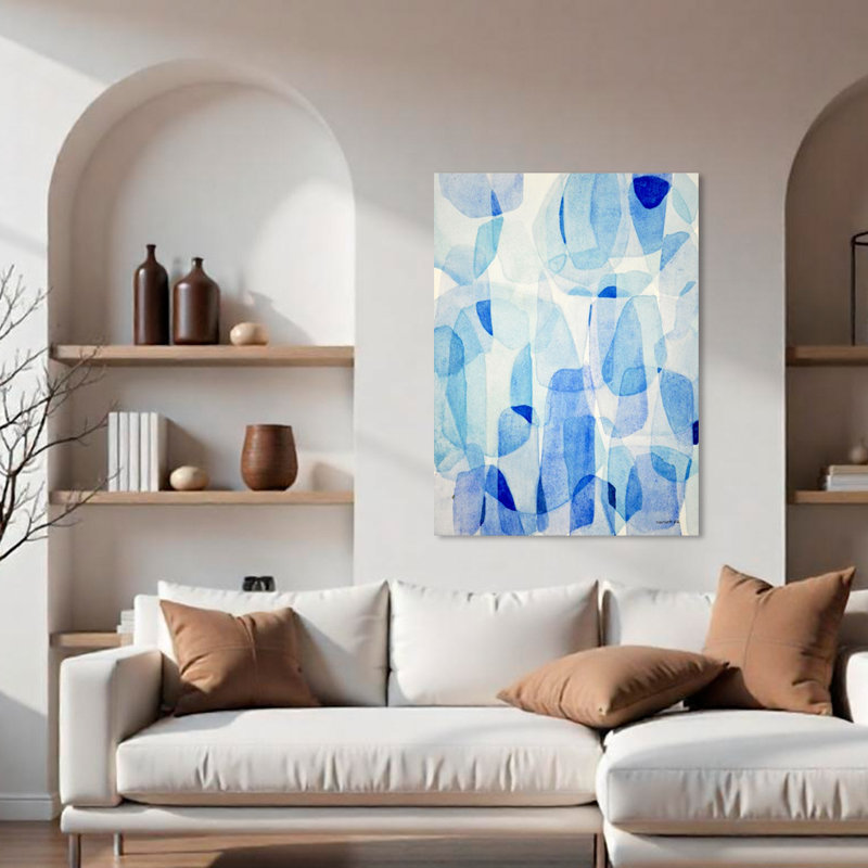 «Heavy Rain» par Norman Wyatt Jr., reproduction d'art sur toile tendue, H 40 po x l 30 po x P 1,5 po