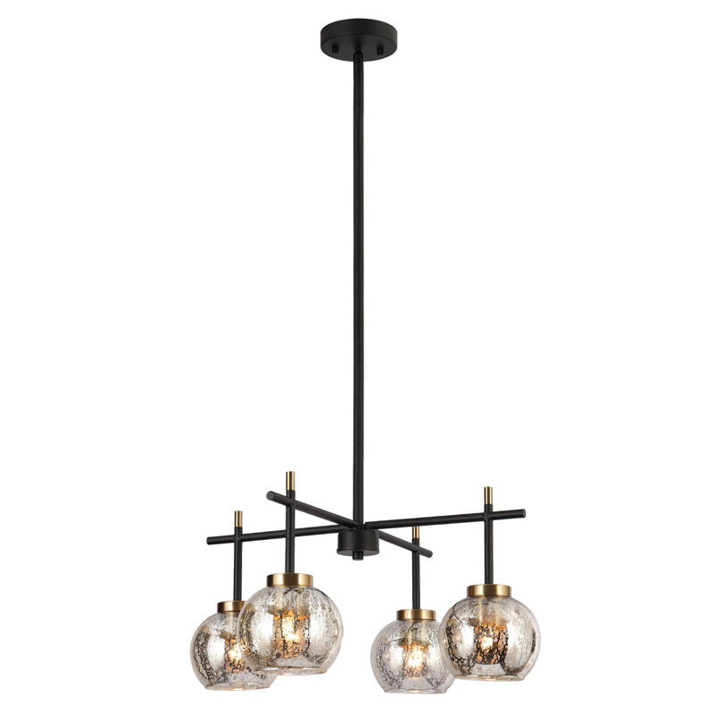 Luminaire suspendu 4 lumières Yomaris
