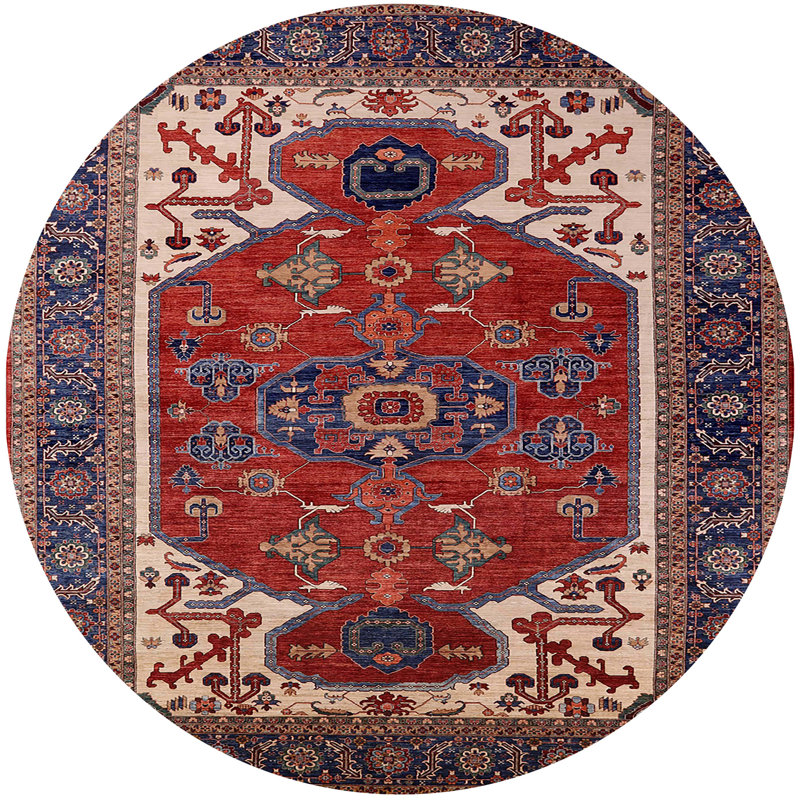 Oriental Indoor Rug, Round 7'