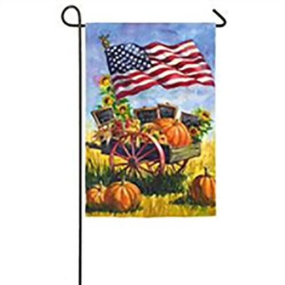Drapeau de jardin en satin 18 x 12,5 po Annukka