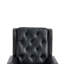 Chaise avec accoudoirs et structure en bois-607832693