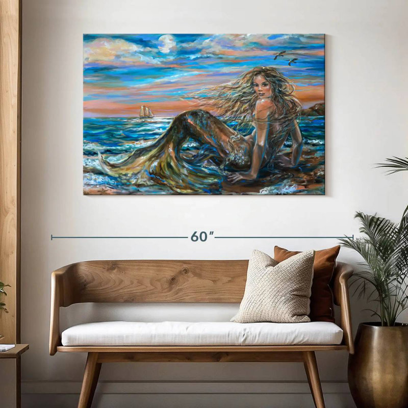 Kelan Full Moon Siren, 32" H x 48" W