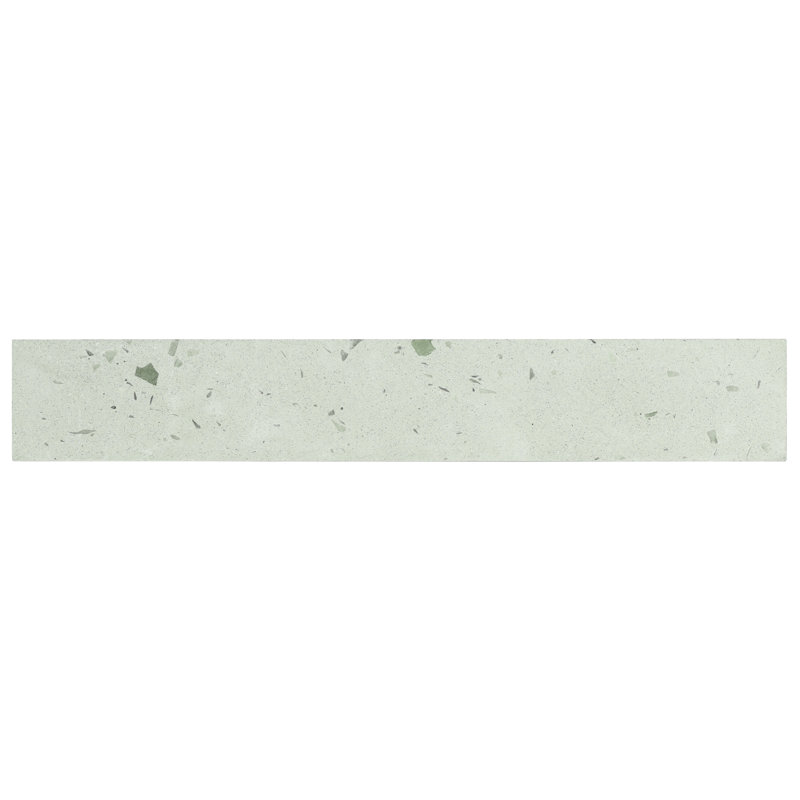 Carreau de mur de métro Terrazzo naturel 2,48 po x 15,74 po Fusion Brick, Bleu