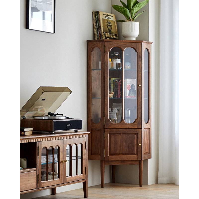 Retro Light Luxury Multi-Functional Accent Cabinet