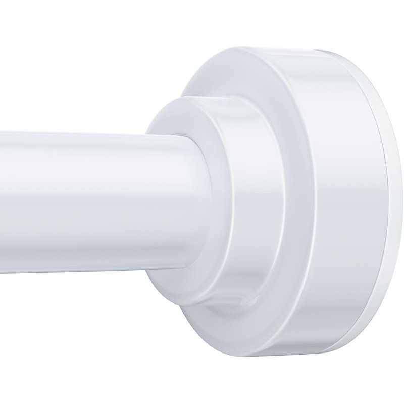 Adjustable Spring Tension Shower Curtain Rod - No Drilling, Rustproof, Anti-Slip, Heavy Duty Bathroom Curtain Rod For Easy Installation And Versatile Use