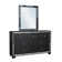 Ensemble de miroir de commode Belisa