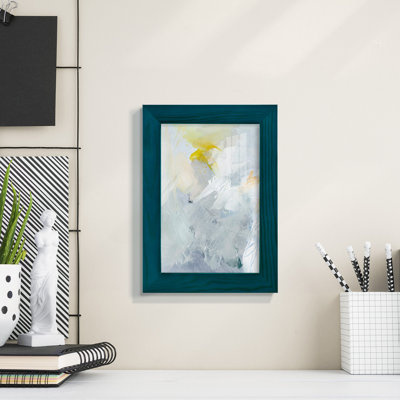Canari et ciel II encadré sur papier