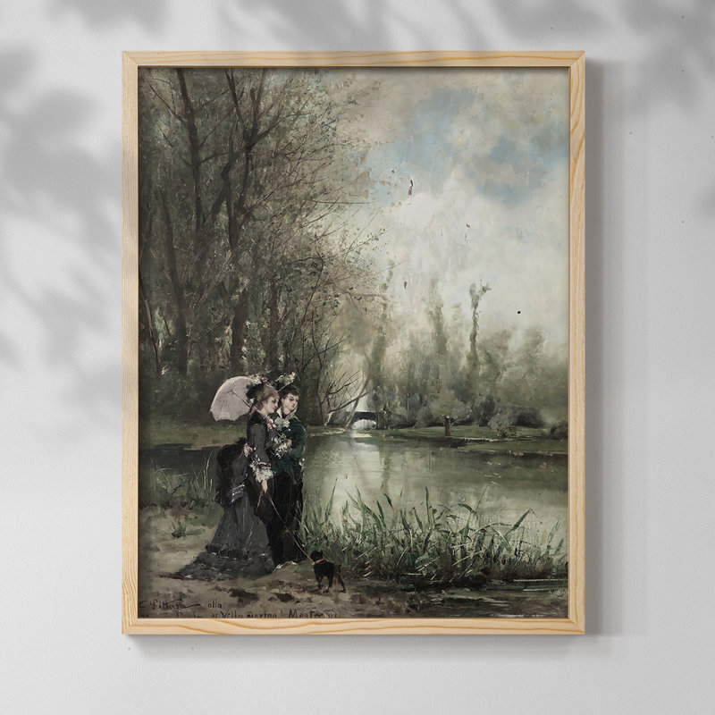 "Vintage XIX" sur papier, Naturel, H 10 po x l 8 po
