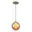 Luminaire suspendu à intensité variable de 6 po Bolla-124959256