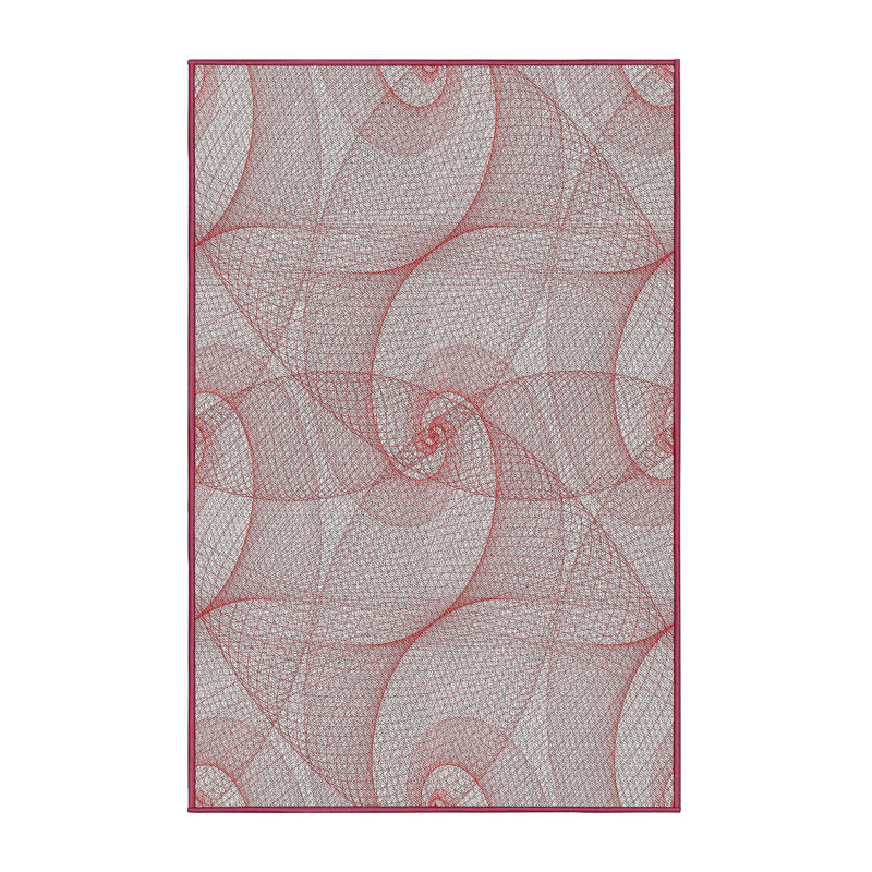 Tapis zone grise à motifs, Rectangle 2 pi x 3 pi