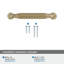 Collet  (96mm) Centre-to-Centre  Cabinet Pull-111952368-111952371