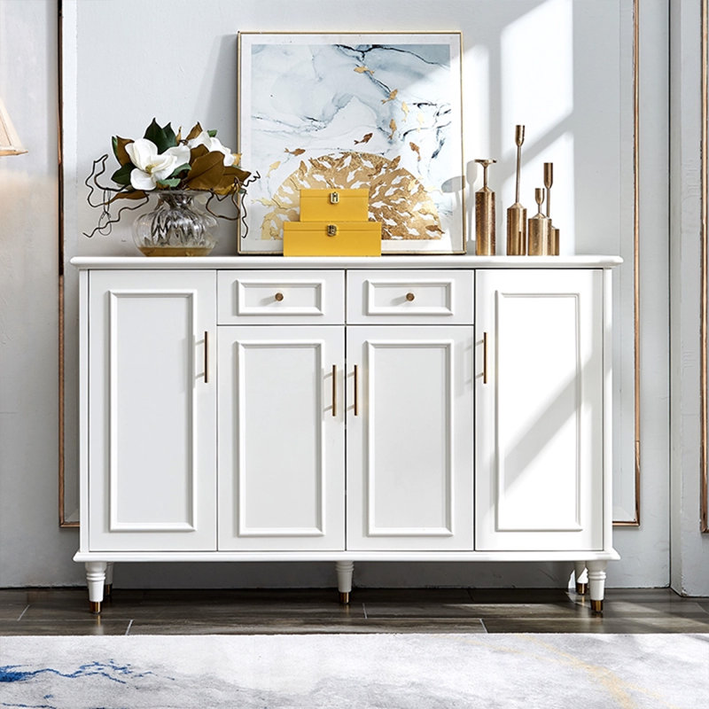 Banc de rangement blanc en bois manufacturé