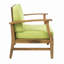 Ensemble de 2 fauteuils club, vert