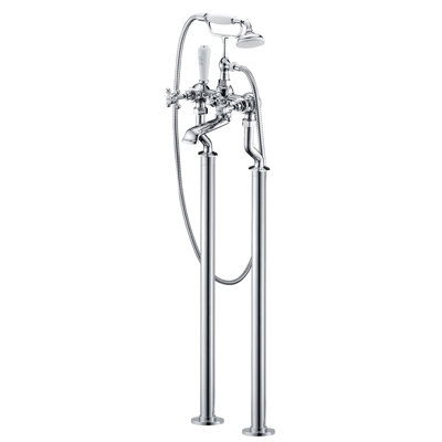 Gretel Deck Bath Shower Mixer Bath Filler with Diverter