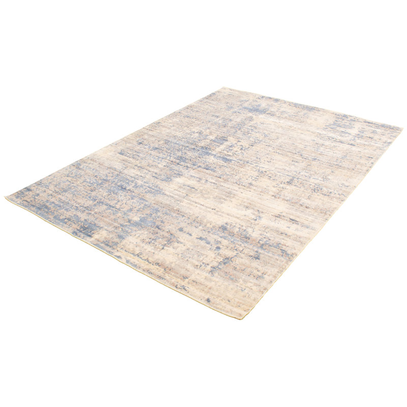 Tapis unique en viscose noué à la main 7 pi x 11 pi 2 po nouvel âge Litchfield