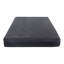 Matelas très grand en mousse viscoélastique infusée de gel vert 11 po dans une boîte, gris