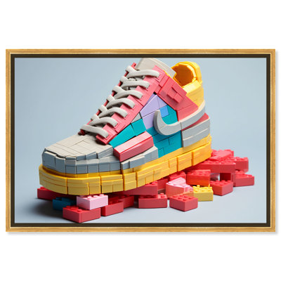 Art mural en toile 1 pièce Notoriart Toy Sneaker