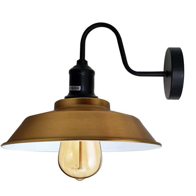 Goodridge Armed Sconce, Yellow Brass