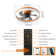 Frauly 19.7 Inch Led Enclosed Low Profile Ceiling Fan With Light