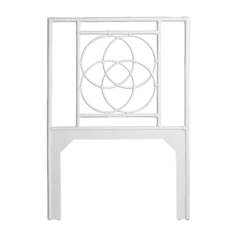 Emilia Platform Bed, White, Twin XL