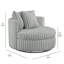 Fauteuil demi-tonneau surdimensionné Mindy