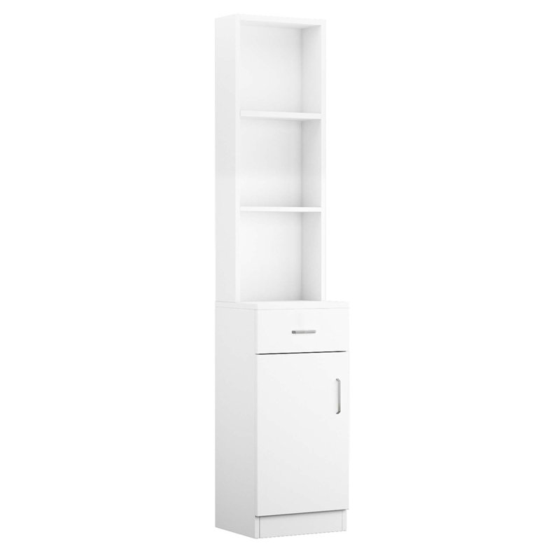 Rangement pour salle de bain Lyssa, Blanc