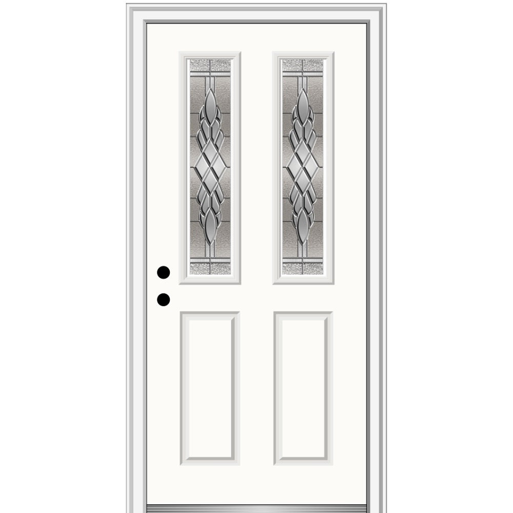 Grace 80'' Fiberglass Front Entry Doors MMI DOOR Door 