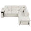 Canapé-lit modulaire en L 86,6 po avec canapé-lit coulissant, deux ports USB et deux porte-gobelets pour le salon, beige-1738298195