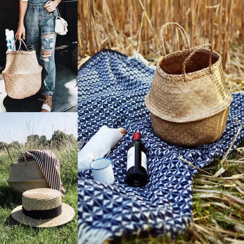 Panier de ruppie maritime, H 11 po x l 12,59 po x P 12,59 po