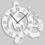 Grande horloge murale silencieuse en métal-98916682-98916683