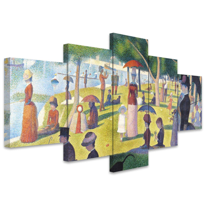 A Sunday On La Grande Jatte Abstract Plants 5 Pieces