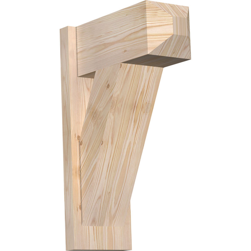 Artisan traditionnel en bois rustique, Sapin Douglas de 7 1/2 po (lisse), P 16 po x H 24 po