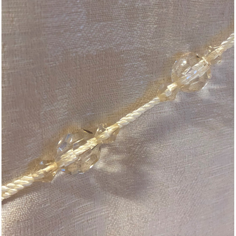 Trisler 1.5cm Curtain Holdback/Tieback, Cream