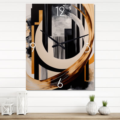 Touch Art Deco I - Modern Wall Clock